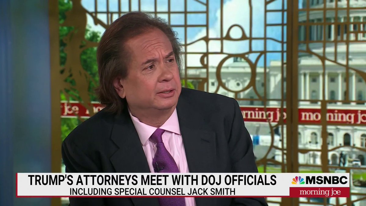 .George Conway ⚖️🇺🇸: "Of all the things that Trump's done—eight decades of lying, cheating, and stealing...For this man to go to jail for potentially a long time for something so pointless and silly and useless as keeping these documents, it's actually kind of fitting."