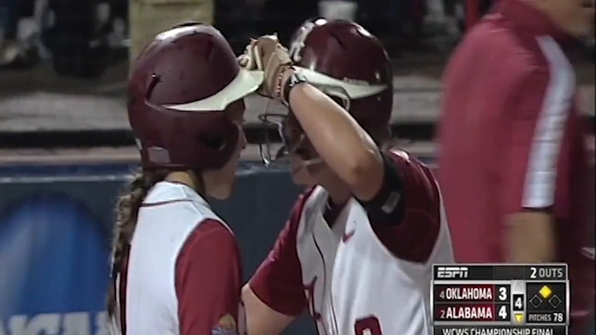 On this day in 2012, Alabama Softball came back from a three-run deficit to defeat Oklahoma, 5-4, in Game 3 of the Championship Series to become the first Southeastern Conference program to win a National Championship. #WCWS