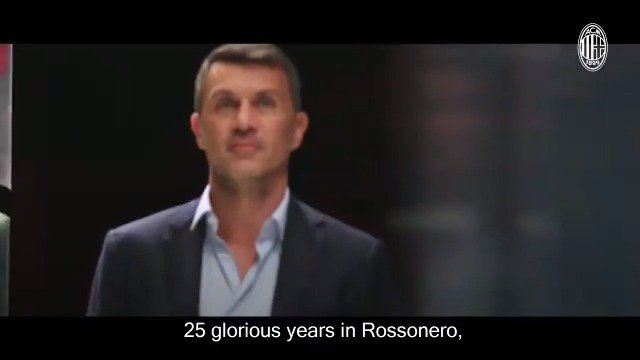 AC Milan Paolo Cesare MALDINI #CardinaleOut