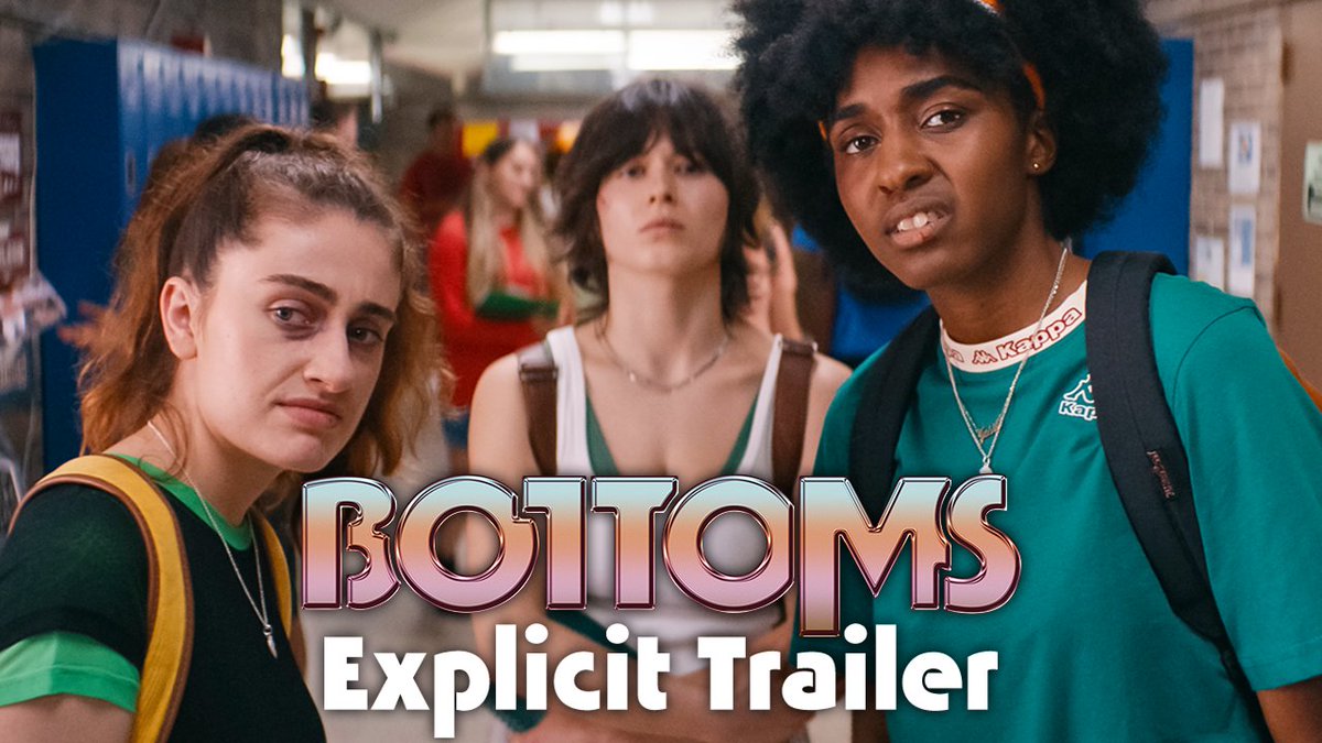 want to get punched in the face by hot girls? WELL GET IN LINE. directed by Emma Seligman, starring @Rachel_Sennott and @AyoEdebiri, watch the explicit red band trailer for #BottomsMovie now. in select theaters August 25 + additional cities September 1.