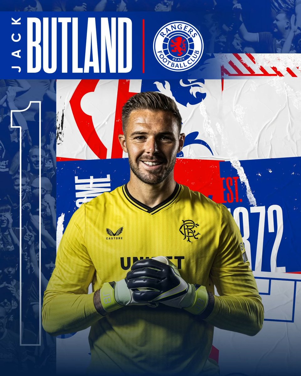 💙 Welcome to #RangersFC, Jack Butland.