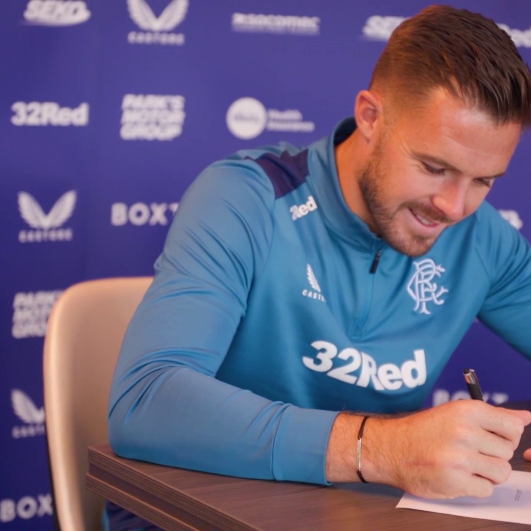 BREAKING: Rangers have signed goalkeeper Jack Butland on a pre-contract, subject to international clearance ✍️