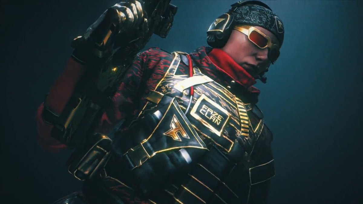Red, black, and gold like you've never seen before. FaZe Zofia is here, available now in the R6 Store. Want to be the first to rep the new skin? Just RT this tweet and reply #FaZeUp for your chance to win a code. 🤞