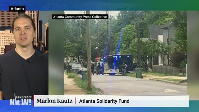 BREAKING: A leader of the bail fund for "Cop City" protestors in Georgia says military police with machine guns used a battering ram to break down the door to his house to arrest 3 peaceful activists. "Police were ready to kill." This is state terrorism.