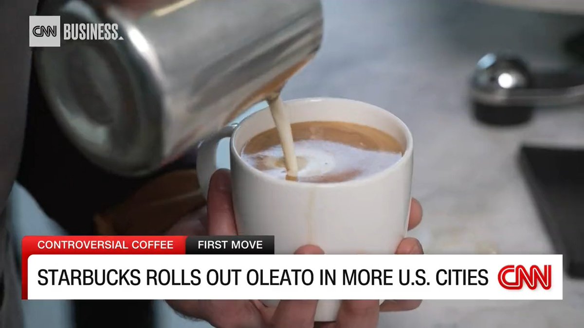 Starbucks is bringing its line of olive oil coffee to more cities