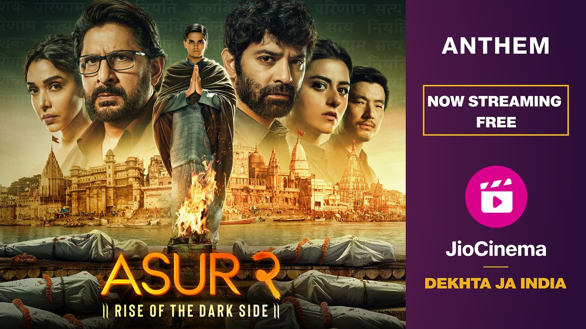 Unveiling a special surprise for our Asur fans! The official Asur Anthem is here. Ab toh sirf pralay machega! #Asur2OnJioCinema #Asur2 #JioCinema Arshad Warsi Barun Sobti Anupria Goenka Ridhi Dogra Mister Chang Amey Wagh Pawan chopra (actor) #GauravArora @@#₹