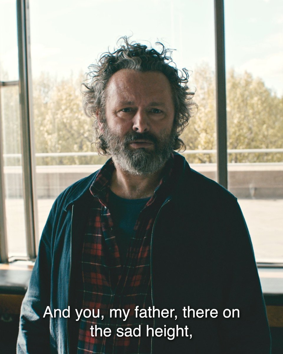 'Rage, rage against the dying of the light' 💛 Michael Sheen reads 'Do Not Go Gentle Into That Good Night' by Dylan Thomas.