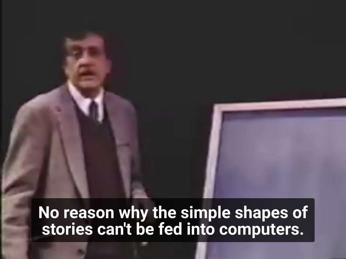 Kurt Vonnegut's theory of story shapes theory is the most delightful rejected master's thesis I know. All the great tales of the world can be graphed, he says, revealing the inner life of a society. Watch, enjoy, and consider what shape the stories of 2023 might make.