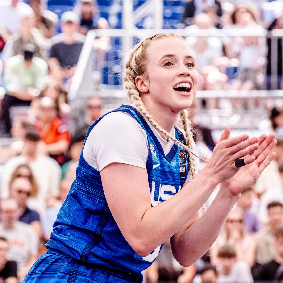 Hailey van Lith's been balling so hard at the #3x3WC she could go to LSU Women's Basketball 🇺🇸🔥