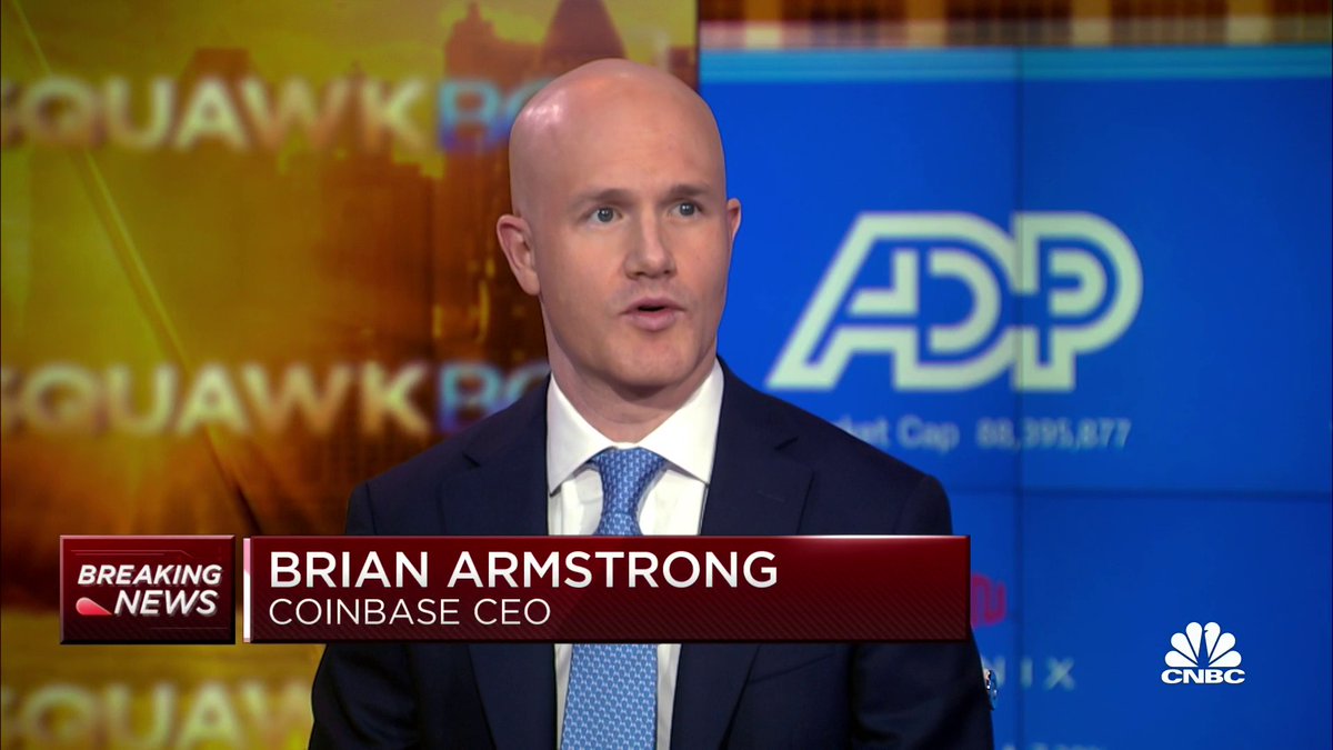 "They allowed us to be a public company. We're now seeing conflicting statements from the CFTC and SEC chair," says $COIN CEO Brian Armstrong on being sued by the SEC. "This isn't good for America. It's not good for the industry. And we now need to get clarity from the courts."