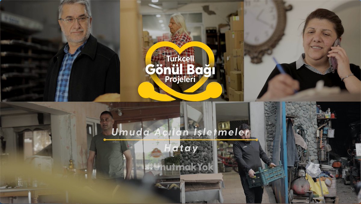 Afet sonrası kapısını umuda, güzel günlere ve yarınlara açan Hatay’daki işletmelerimizin yanındayız. 💛 #UnutmakYok