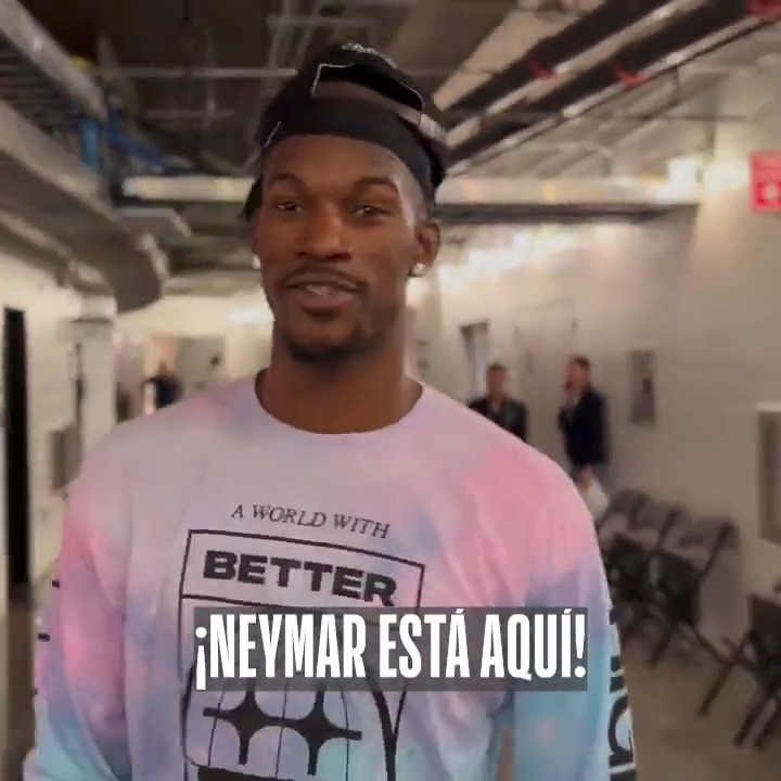 La emoción de Jimmy por su primera final con el Heat en casa 😍 -Atención a la entrada en calor que hará 😅
