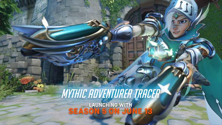 Journey through the #Overwatch2 Season 5 Battle Pass on June 13 to unlock all three stages of Mythic Adventurer Tracer: Tier 45 ➡️ Base Tier 65 ➡️ Intermediate Tier 80 ➡️ Complete