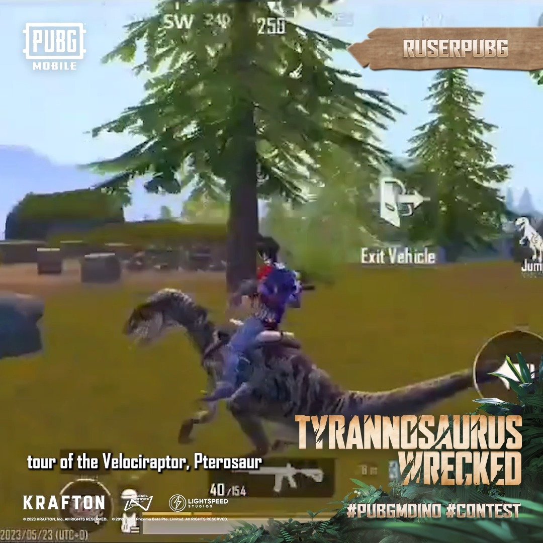 We received some amazing clips for the Tyrannosaurus Wrecked event, and we want to share our favorites! Congratulations to the winners. Keep on going beast mode and stay tuned for the next event! #PUBGMOBILE #PUBGMDINO #CONTEST