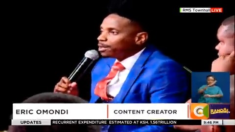 Eric Omondi: We are having the wrong conversation; we are talking about housing. The discussion should be about the high cost of living #TheBigConversation
