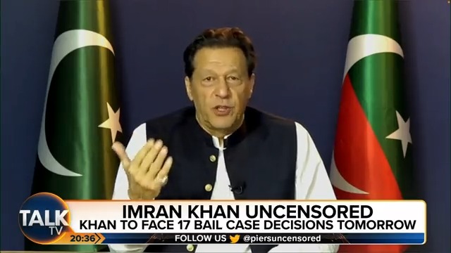 Imran Khan tells Piers Morgan he's "mentally prepared" to go to jail and that Pakistan is "back in the dark ages." "There's no rule of law left here." Imran Khan | Piers Morgan | Talk | #PMU