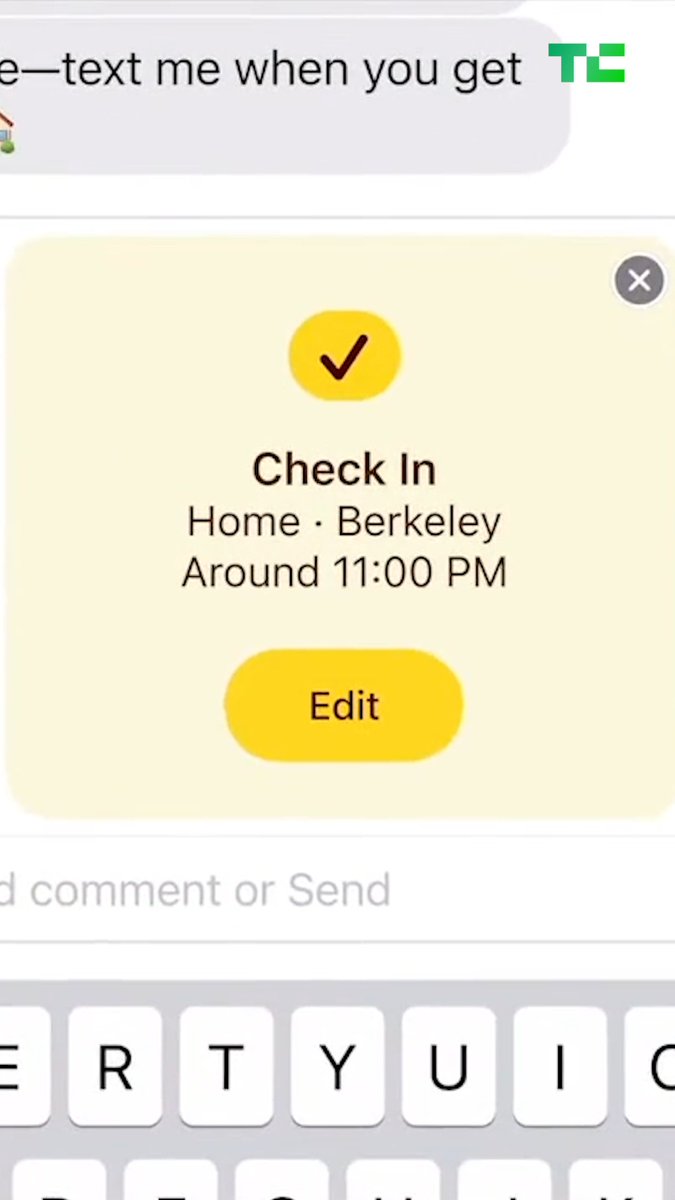Apple is introducing new features to the Messages app including a safety-focused “Check In” option that will allow iPhone users to let their friends and family know they got home safely — or where they were last. Read about the new features here 👉 #WWDC23