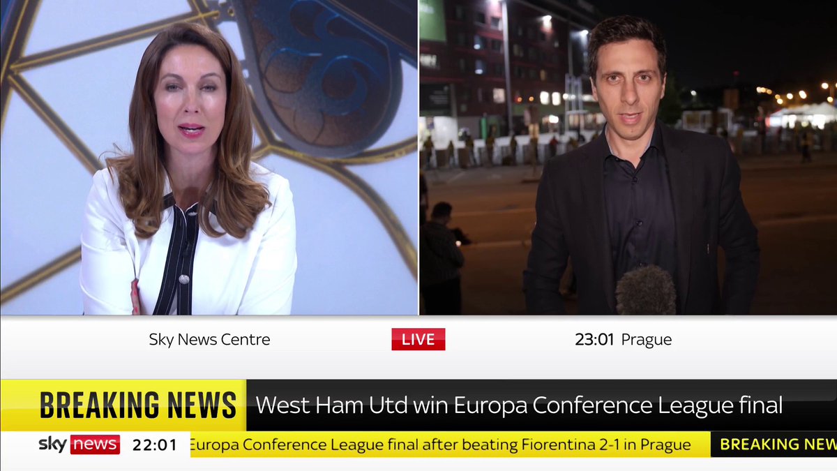 BREAKING: West Ham United win the Europa Conference League final 📺 Sky 501, Virgin 602, Freeview 233 and YouTube