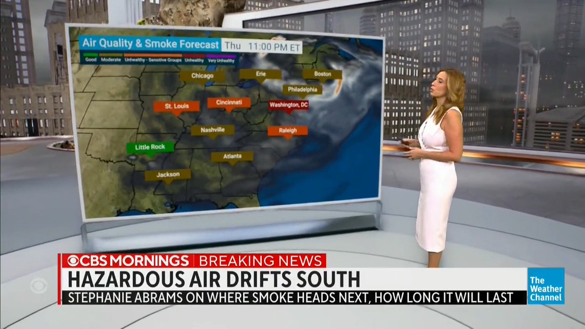 Smoke from hundreds of Canadian wildfires is stretching across the U.S., from the Plains to the East Coast. The Weather Channel’s Stephanie Abrams breaks down the potentially record-setting wildfire season Canada is experiencing.