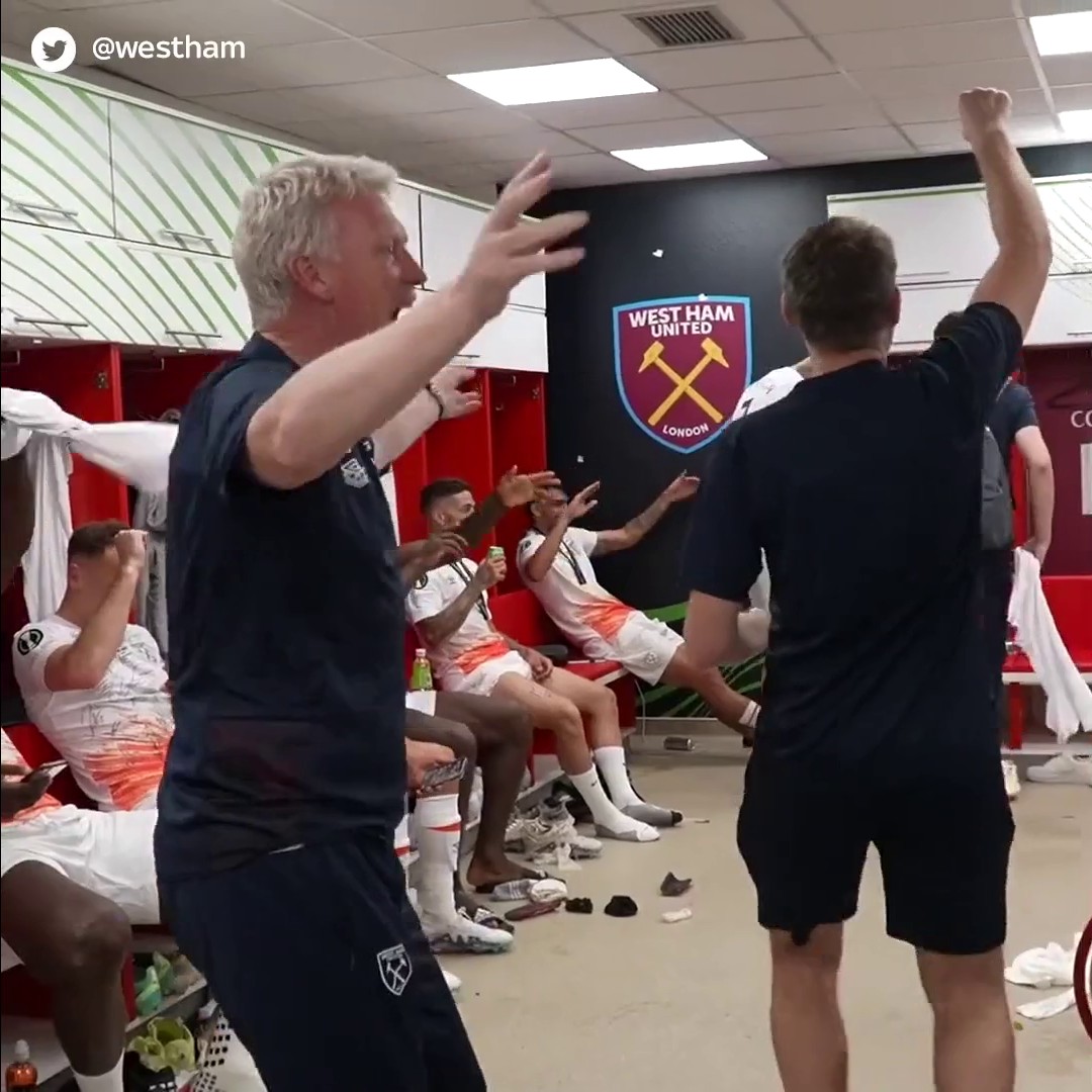 David Moyes loving life 🥳🕺