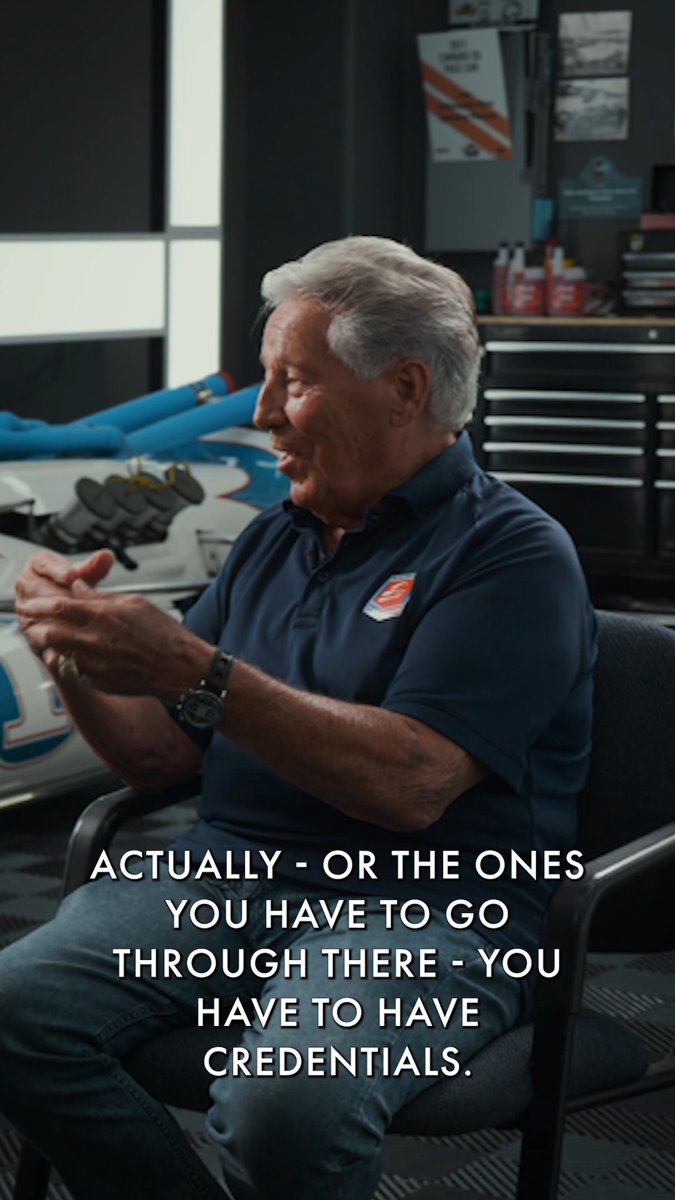 “I gunned it. I just took off.” The time Mario Andretti took off from gate security at Monza 😂