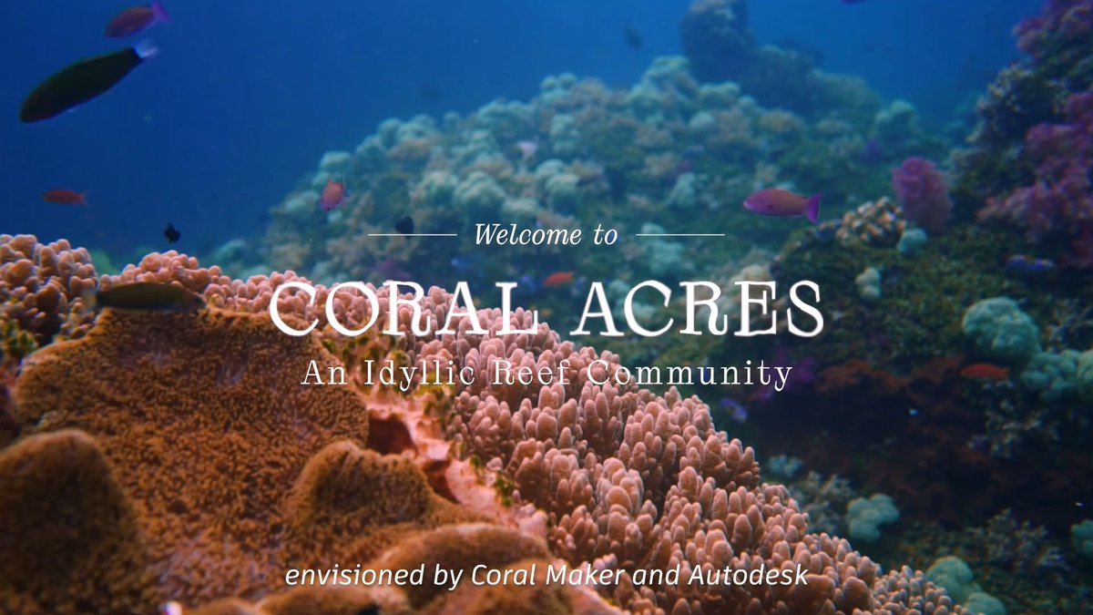 Coral Maker is scaling up coral reef restoration and regenerating damaged ecosystems using Autodesk’s Design and Make Platform to create new habitats for millions of marine species to call home for generations to come. #WorldOceanDay #MakeAnything