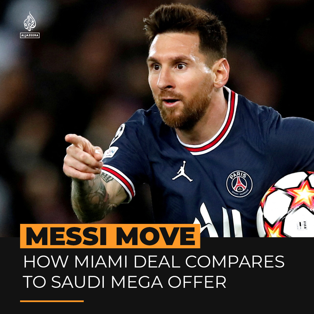 Argentine football star Lionel Messi says money was not a determining factor in his decision to sign with Inter Miami instead of Saudi club Al Hilal. But as Al Jazeera’s Rahul Pathak explains, he’ll still be cashing in with his new deal ⤵️