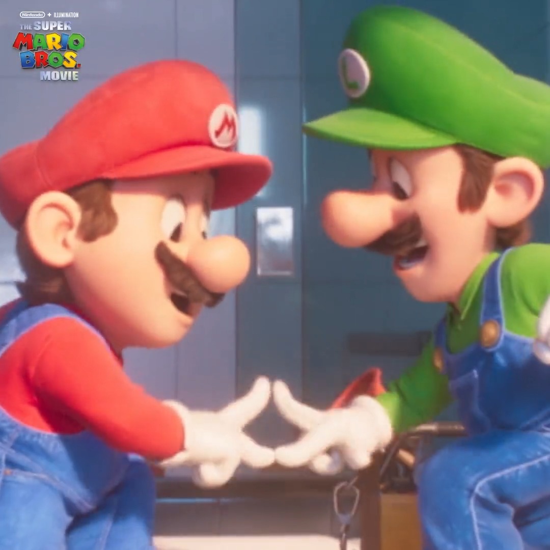 Emotionally supportive brothers 🤌🤌🤌 Own the #SuperMarioMovie Power Up Edition on Digital and Blu-ray in the US and Canada 6/13.
