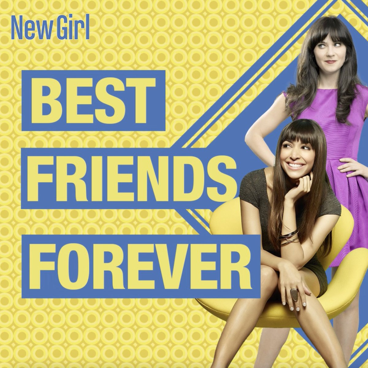 Jess &amp; Cece forever 💕 Tag your ride or die and stream #NewGirl on @Hulu!