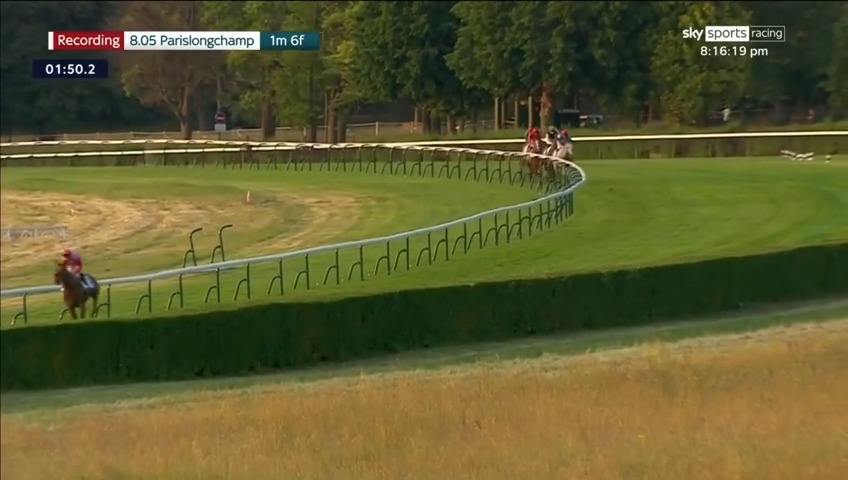 Stop what you're doing and watch this INCREDIBLE race at ParisLongchamp!