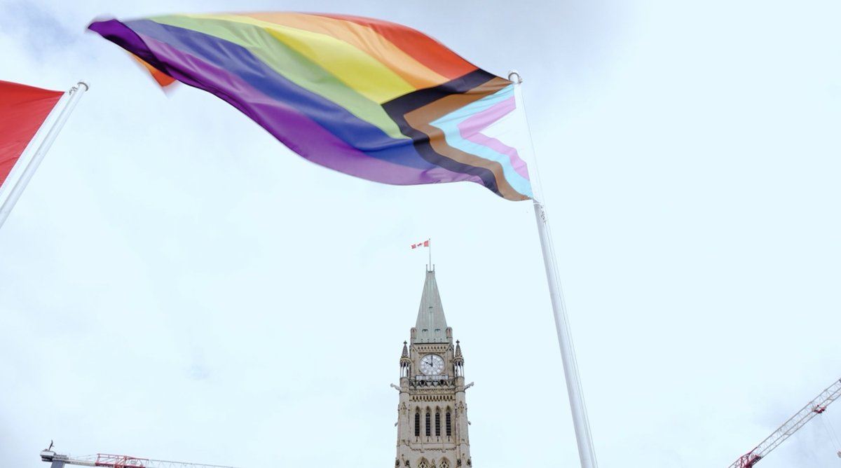 It’s official: The Pride flag is once again flying on Parliament Hill. Let’s keep building a country where you can be who you are and love whom you love – openly, freely, and proudly. Happy Pride, everyone! 🏳️🌈🏳️⚧️