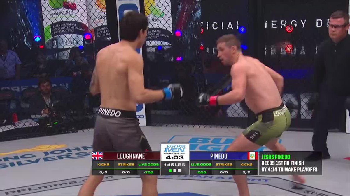 UPSET! UPSET! UPSET JESUS PINEDO IS GOING TO THE #PFLPLAYOFFS! Loughnane is eliminated! #PFLRegularSeason LIVE NOW 🇺🇸 ESPN & ESPN+ 🌎