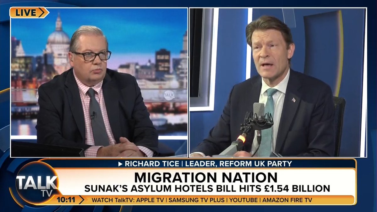 “I think it’s time we started to admit that immigration has ruined this country.” Mike Graham and Richard Tice discuss the impact of immigration on the UK. Mike Graham 🇬🇧 | Richard Tice MP 🇬🇧