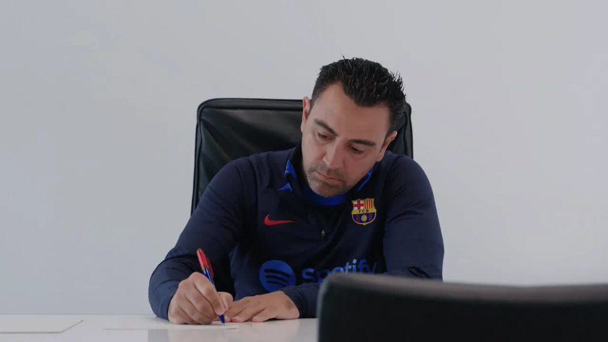 Culers, Xavi tiene una carta para vosotros 📝✍️