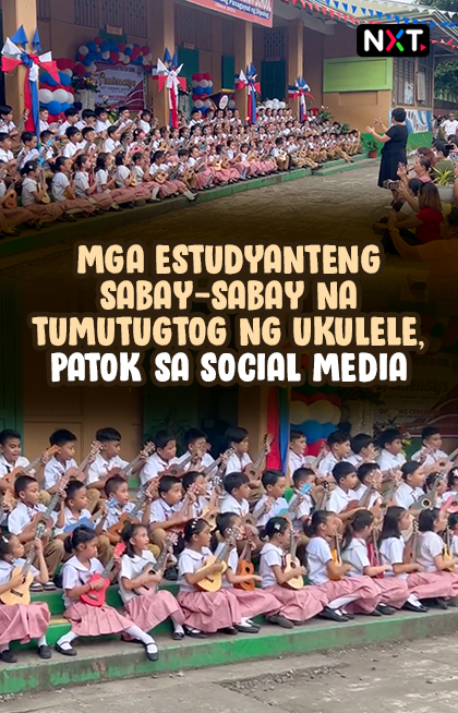 Mga estudyanteng sabay-sabay na tumutugtog ng ukulele, patok sa social media #ABSCBNNews Para sa iba pang mga balita, magtungo lamang sa