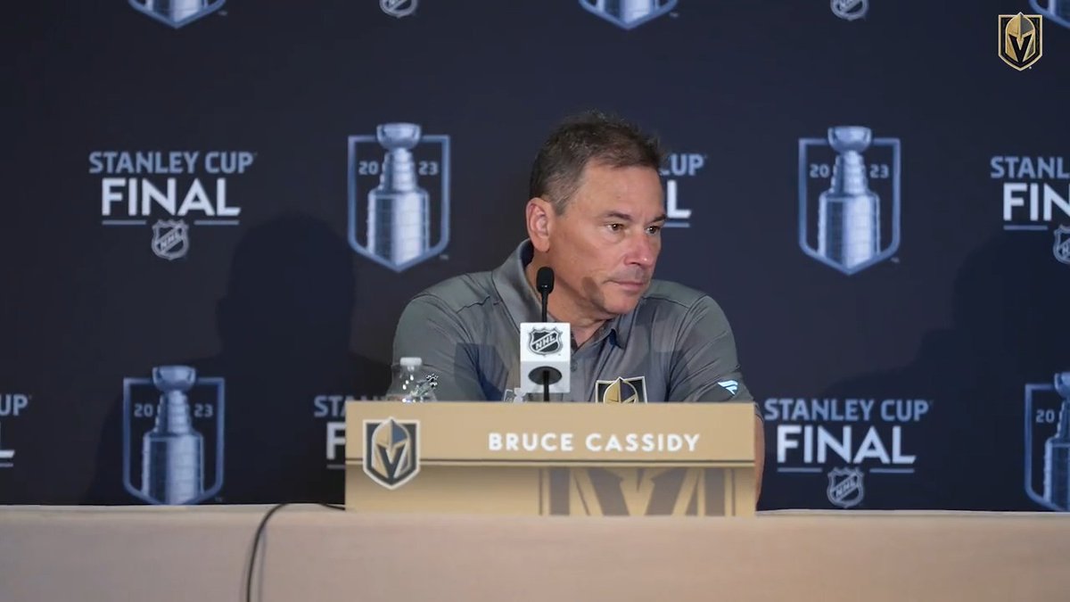 🎥 Cassidy: It was very important to get our special teams going because we know it's been inconsistent throughout the playoffs.
