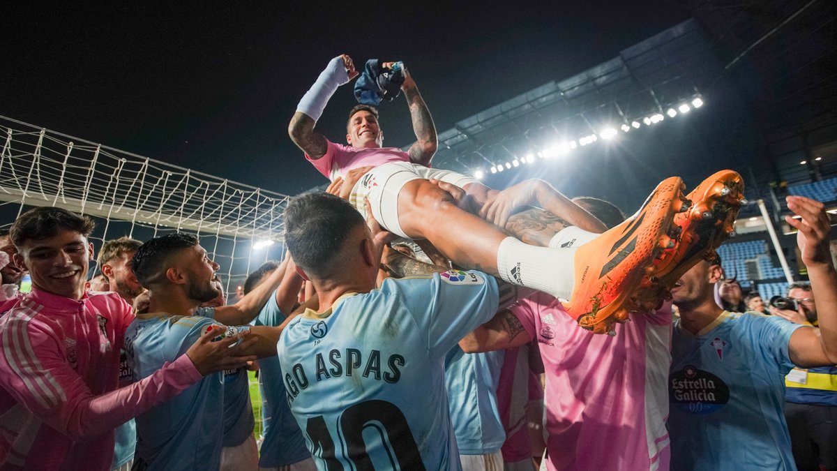 1⃣4⃣ tempadas ✊ 4⃣4⃣9⃣ partidos co #RCCelta 💙 2⃣5⃣6⃣ como capitán ©️ 𝐇𝐮𝐠𝐨 𝐌𝐚𝐥𝐥𝐨, 𝐮𝐧𝐡𝐚 𝐯𝐢𝐝𝐚 𝐞𝐭𝐞𝐫𝐧𝐚 𝐜𝐨𝐦𝐨 𝐜𝐞𝐥𝐭𝐢𝐬𝐭𝐚 #CapitándeLenda | #NosaLenda