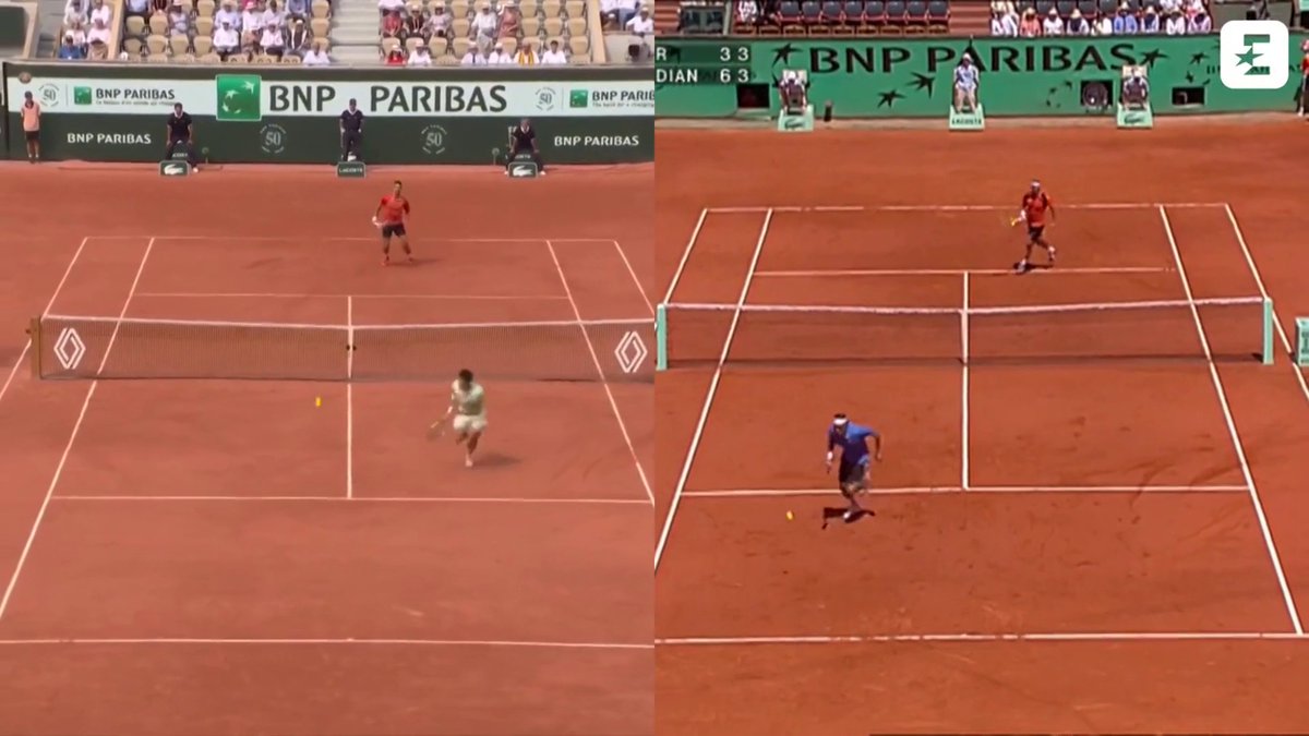 Alcaraz 2023 Federer 2006 Encuentra las 7 diferencias 🤪 #RolandGarros | #RGEurosport