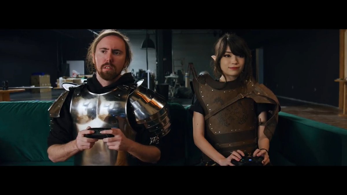 It's a proven fact that playing Diablo in armor makes you better, just ask Zack & emi ⭐️ ⚔️ The Xbox Series X: Diablo IV bundle is available now at GameStop! #XSX #ad 👑