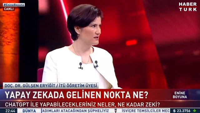 Yapay zeka isyan çıkarabilir mi? Yapay zekada gelinen nokta ne? İTÜ Öğretim Üyesi Doç. Dr. gülşen eryiğit #EnineBoyuna'da anlattı.