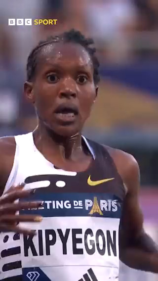 "SUPERHUMAN!" "YOU CANNOT BE SERIOUS!" Just a week after breaking the 1500m world record, Faith Kipyegon has broken the women's 5000m world record! ๐คฏ #DiamondLeague