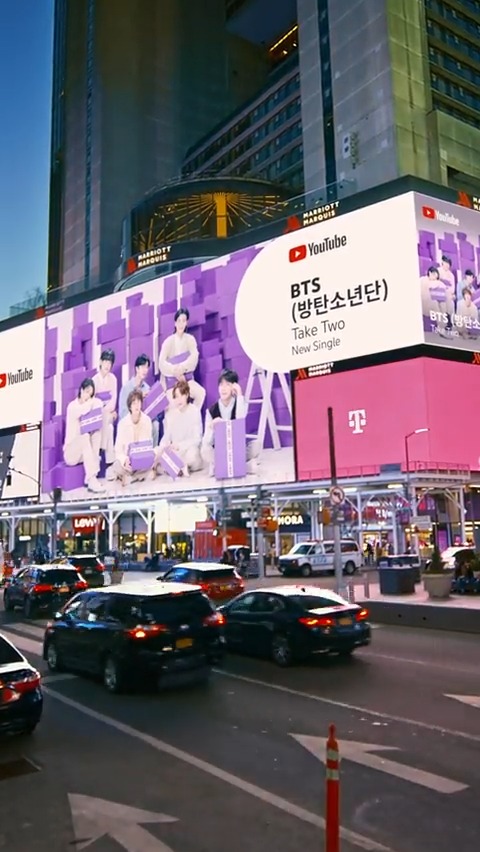 Thank you so much to @YouTubeMusic for the support! Listen to "Take Two" now on #YouTubeMusic 💜 #BTS #방탄소년단 #TakeTwo