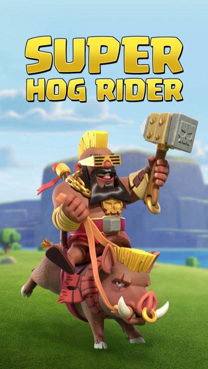 Super Hog Rider is finally here! This dangerous duo of Hog and Rider is even more superb now. They ride together, they split up, and keep fighting together!