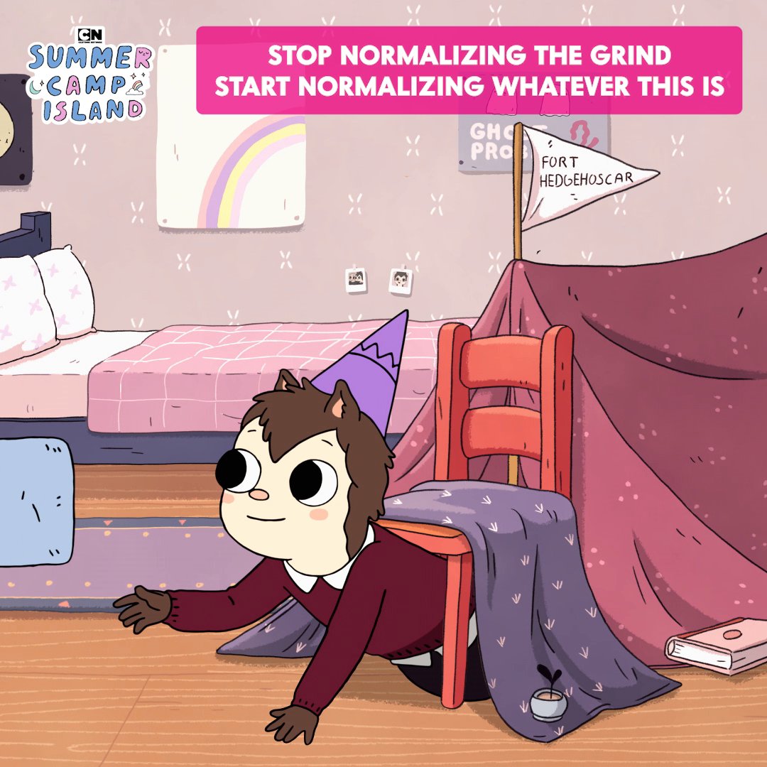 Summer Camp Island giving cozy cottage core vibes 💗🤗🏕 Watch weekdays 12-1p ALL SUMMER starting June 5th! #summercampisland #comfortshow #cartoonnetwork #cottagecore #cottagecoreaesthetic #aesthetic #softlife #pastels #cabincore