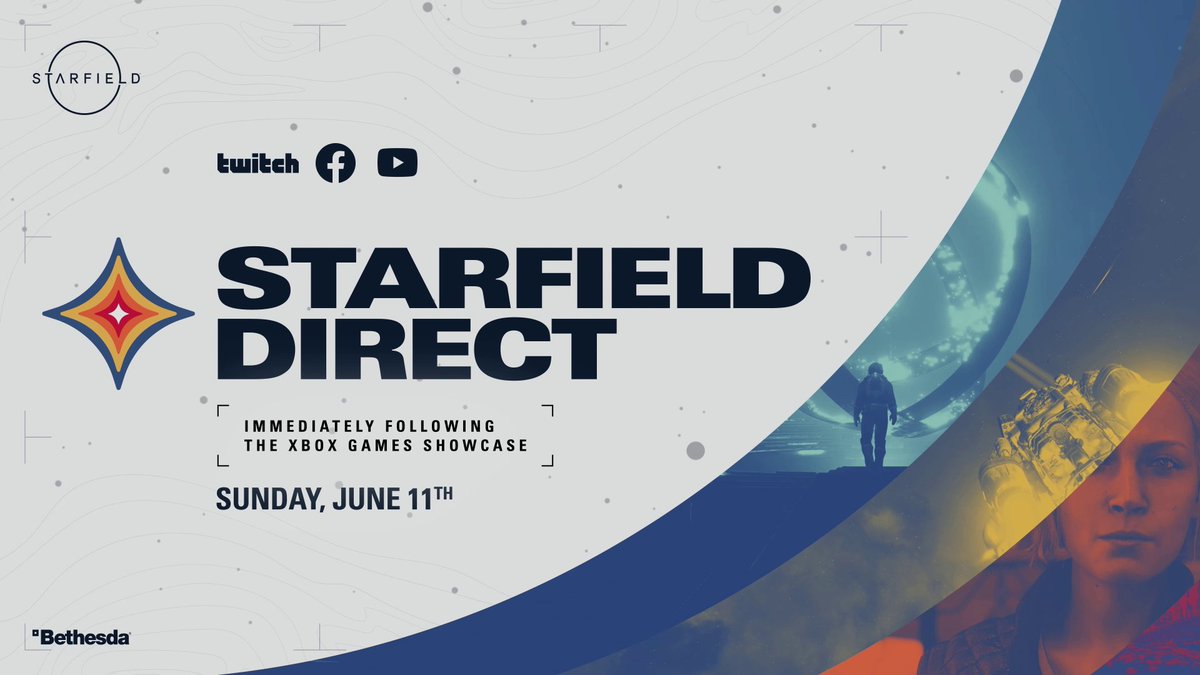 Tomorrow, #Starfield Direct will officially begin. Are you ready to see what's out there?