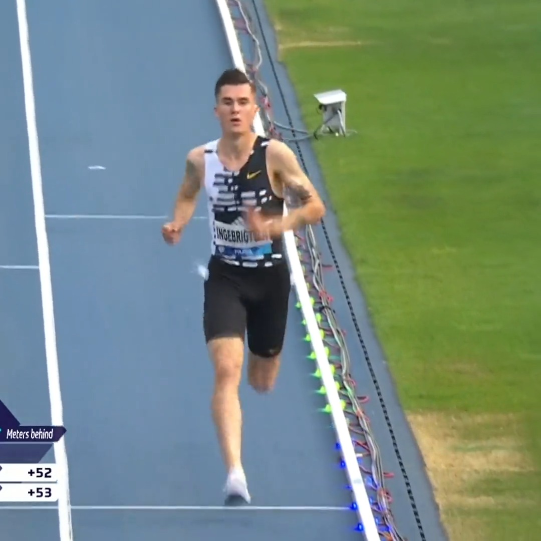 New challenge: try to run one mile before this video ends and Jakob Ingebrigtsen finishes TWO MILES in 7:54.10!