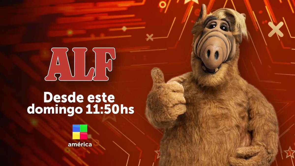 ¡Bienvenido a tu nuevo hogar ALF! 🙌 Desde este domingo, llega a la pantalla de #AméricaTV 🎉🤩