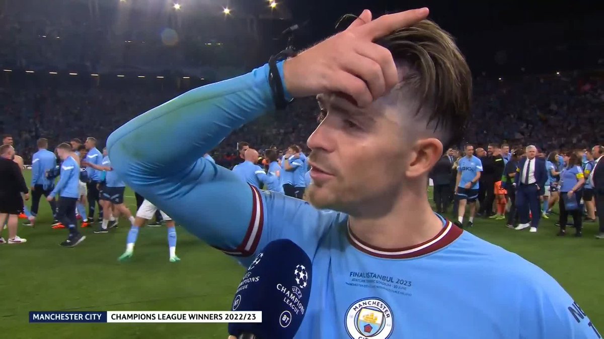 "This is what I have worked for my whole life" ❤️ An emotional Jack Grealish reflects on completing the treble 🏆 #UCLFinal
