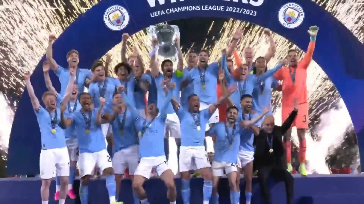 Breathe it in City fans! 🔵 You are champions of Europe!! 🤩 #UCLfinal