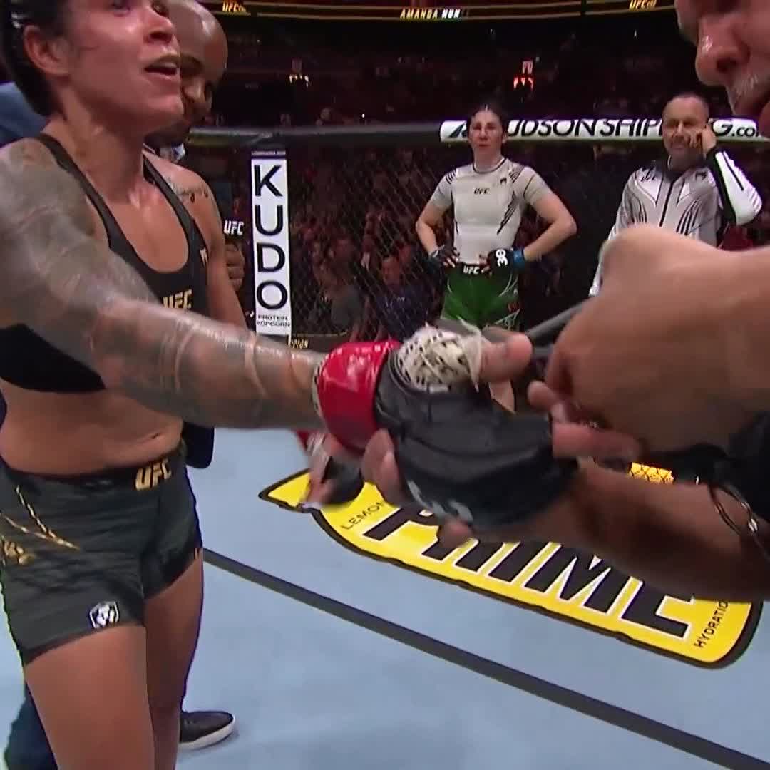 "And Still forever! Double champion for life!" Amanda Nunes calls it a career at #UFC289